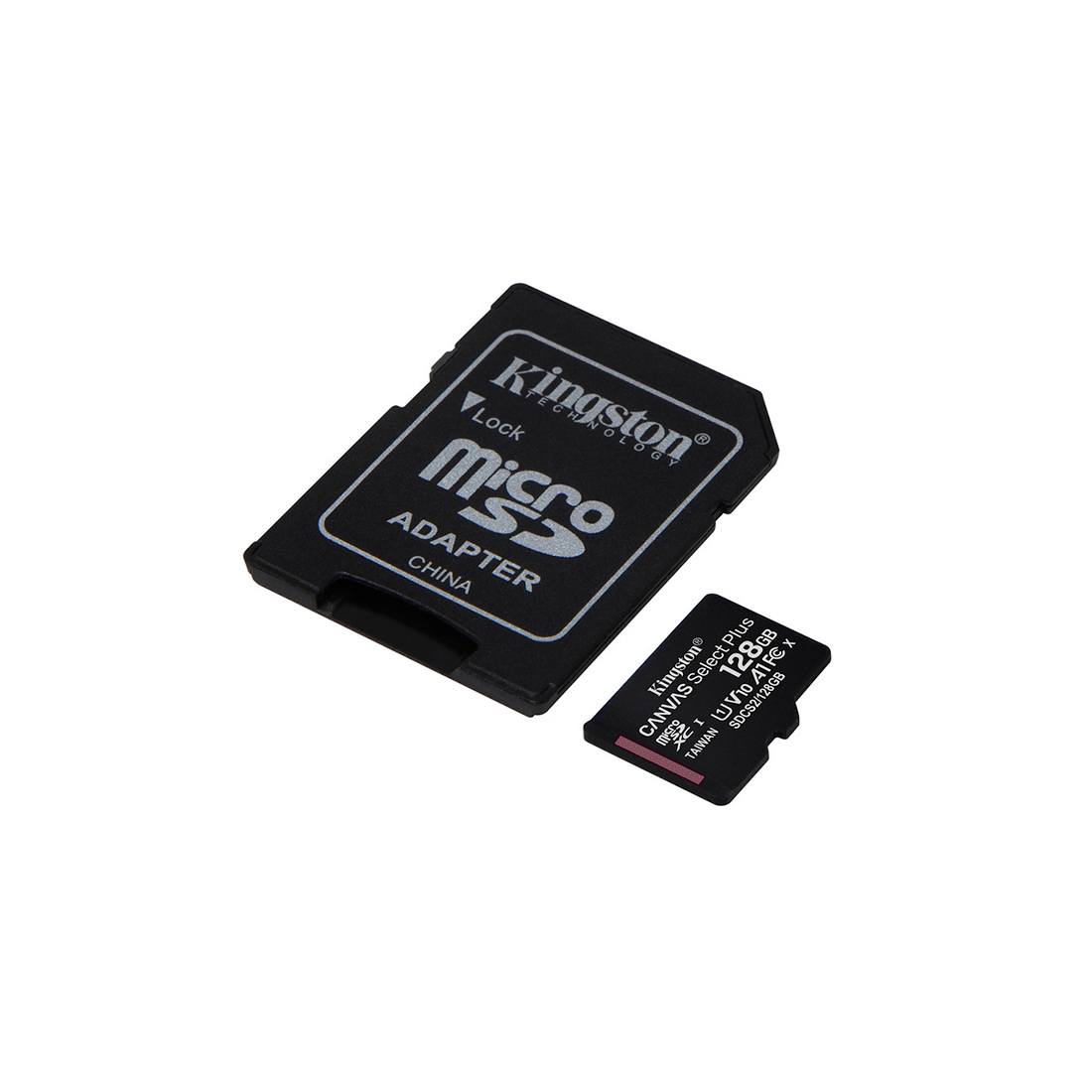 Карта памяти Kingston Canvas Select Plus SDCS2/128GB Class 10 + адаптер
