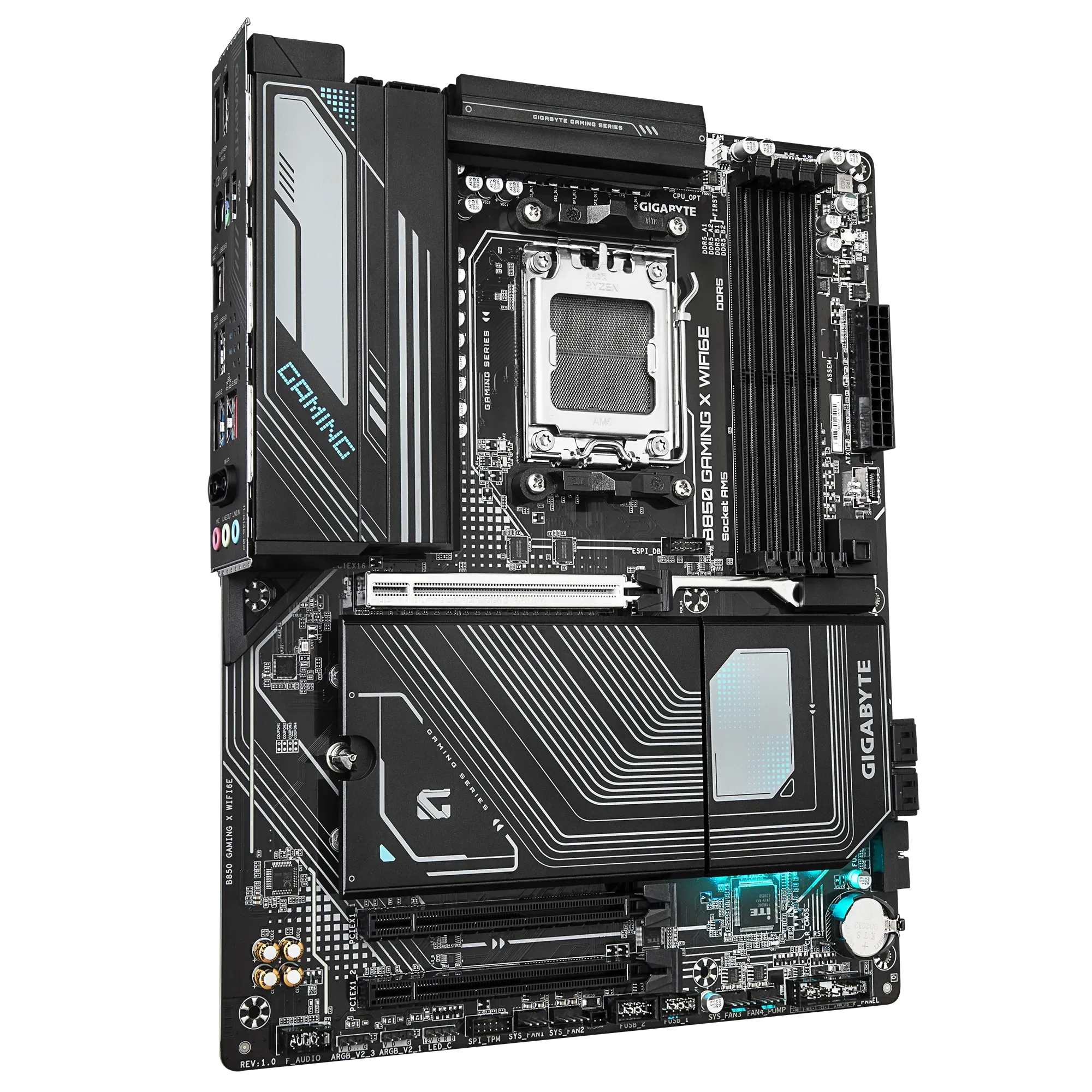 Материнская плата Gigabyte B850 GAMING X WIFI6E [AM5, AMD B850, 4xDDR 5, 3xM.2, 3xPCI-E x16, Standard-ATX]