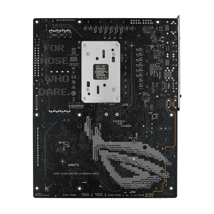 Материнская плата Asus ROG STRIX X870E-H GAMING WIFI7 (X870E-H GAMING WIFI7) [AM5, AMD X870E, 4xDDR 5, 4xM.2, 2xPCI-E x16, Standard-ATX]