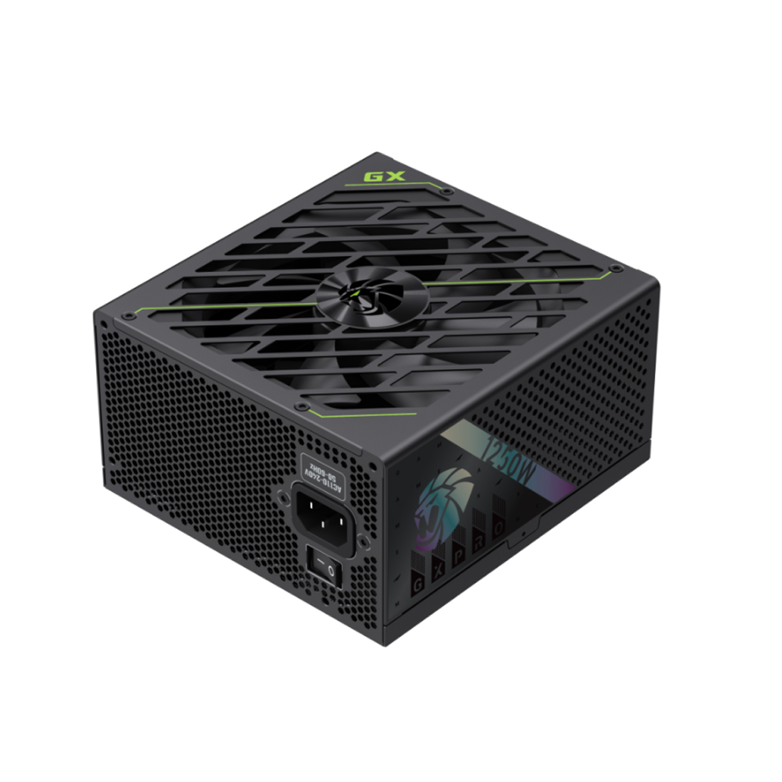 Блок питания GameMax GX PRO 1250G (2121-1250B0027) [1250 Вт, 80 PLUS Gold, 10x SATA, 4 x 6+2 pin PCIe, 2x 4+4 pin CPU, ATX]