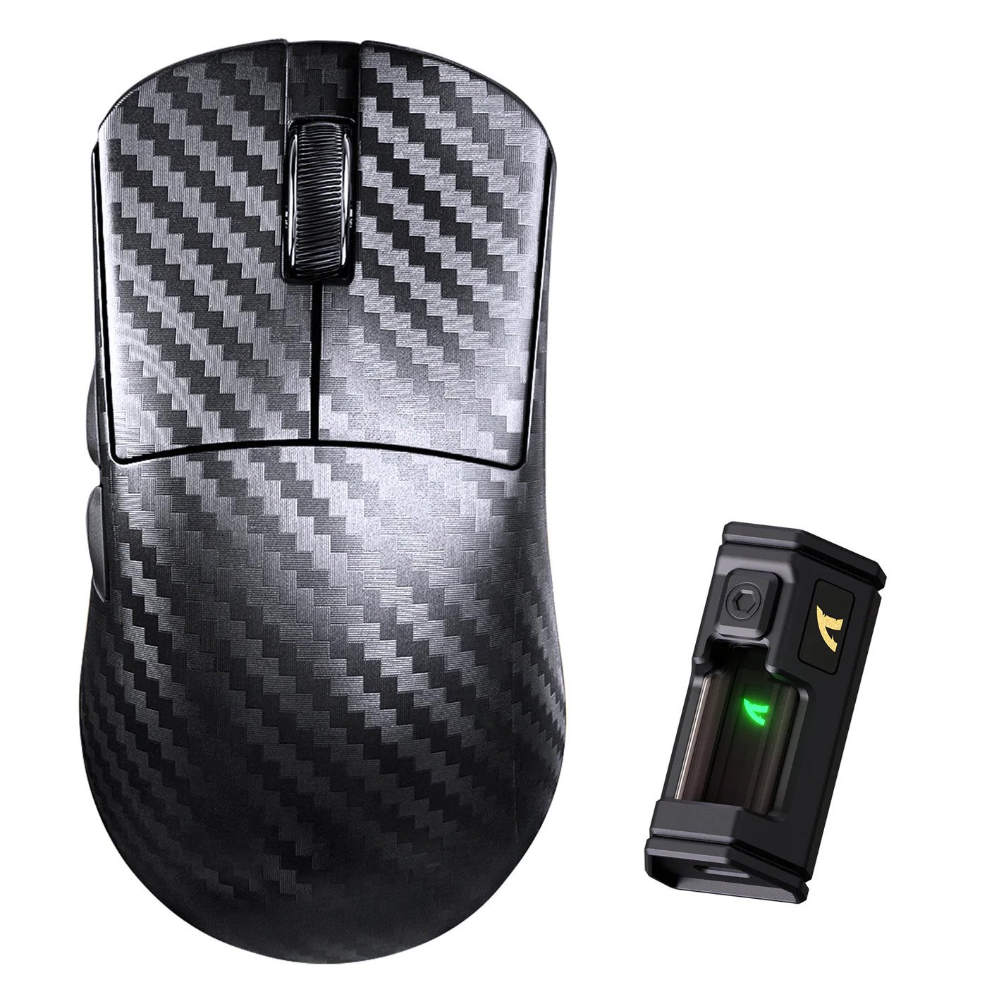 Мышь Attack Shark R11Ultra Weave Black Phantom Shark, PAW3950MAX, 42000 DPI, 2.4/BT/Wired
