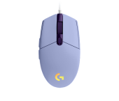 Мышь Logitech G203 LIGHTSYNC (910-005853) [проводная, светодиодная, 8000 DPI, подсветка, фиолетовый]