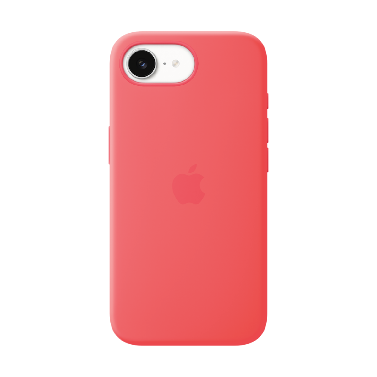 iPhone 17e Silicone Case with MagSafe - Bright Guava,Model A3646