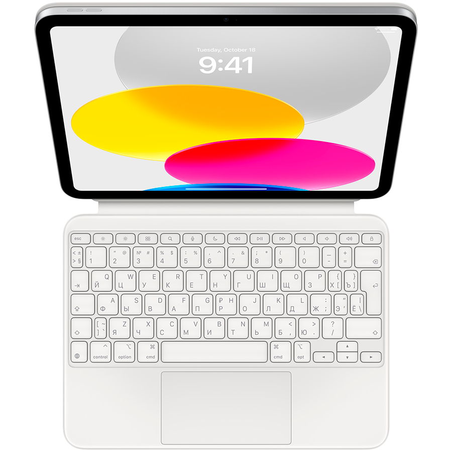 Чехол-клавиатура Apple Magic Keyboard Folio for iPad (10th generation) - Russian, Model A2695