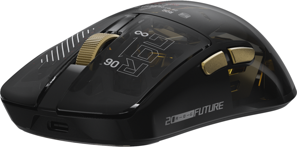 Мышь Asus P725 ROG HARPE II EXTREME EDITION 20 (90MP04Q0-BMUA00) [беспроводная (Bluetooth), светодиодная, 65000 DPI, 8000 Гц подсветка, черная]