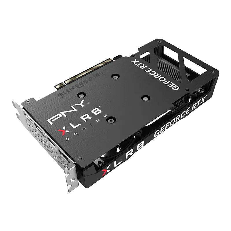 Видеокарта PNY GeForce RTX 4060 8GB XLR8 Gaming VERTO Overclocked Dual Fan (VCG40608DFXPB1-O) [8 ГБ, GDDR6, 128 бит, HDMI, DisplayPort (3 шт)]