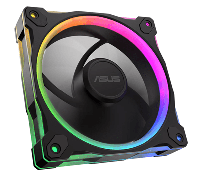 Вентилятор для корпуса ASUS PRIME MR120 FAN ARGB BLACK 3IN1 120x120x28 MR120-1/BK/3 IN 1//