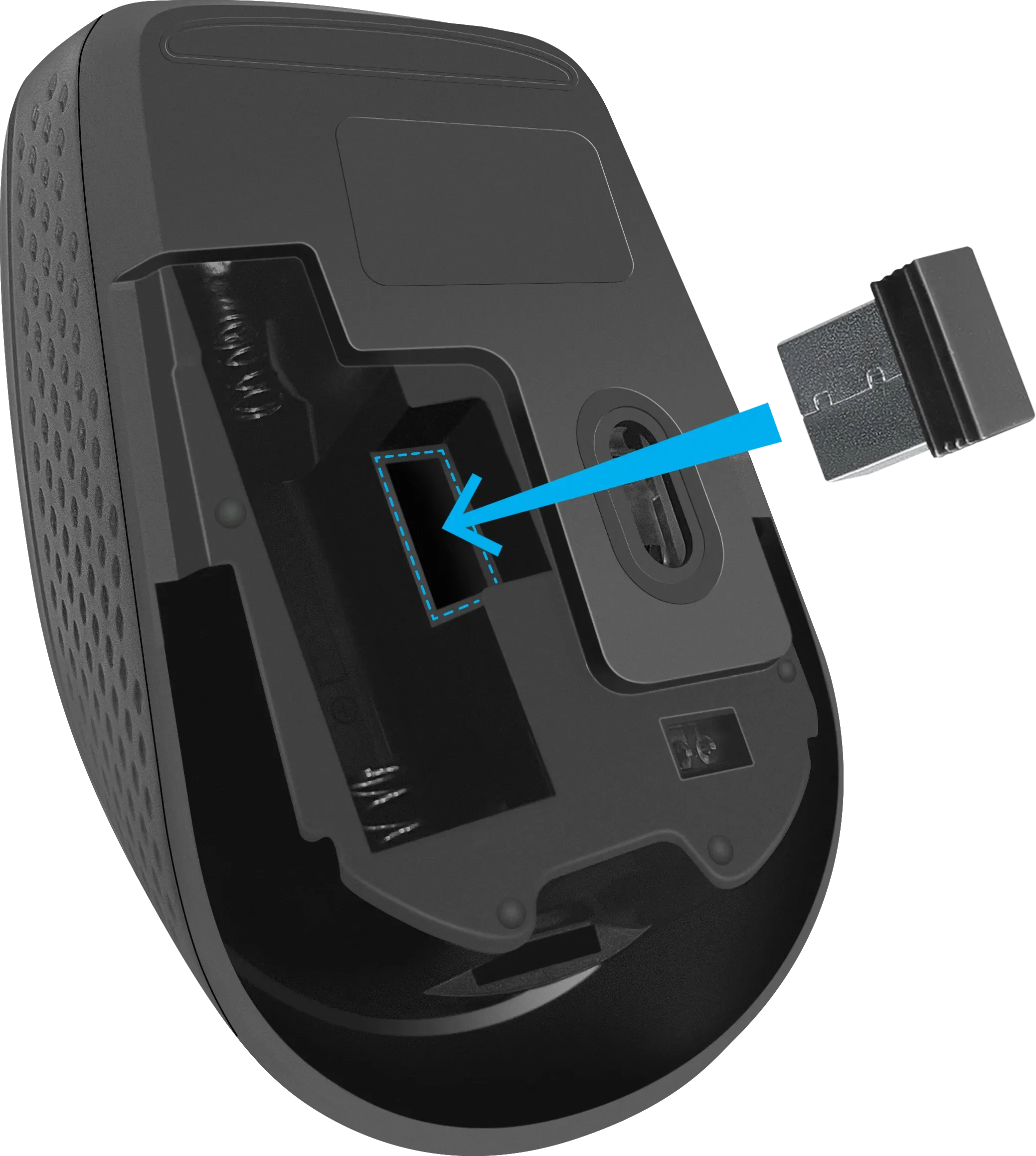 Мышь Defender Tiana MB-055 (52055) [беспроводная, светодиодная, 1000 DPI, черная]