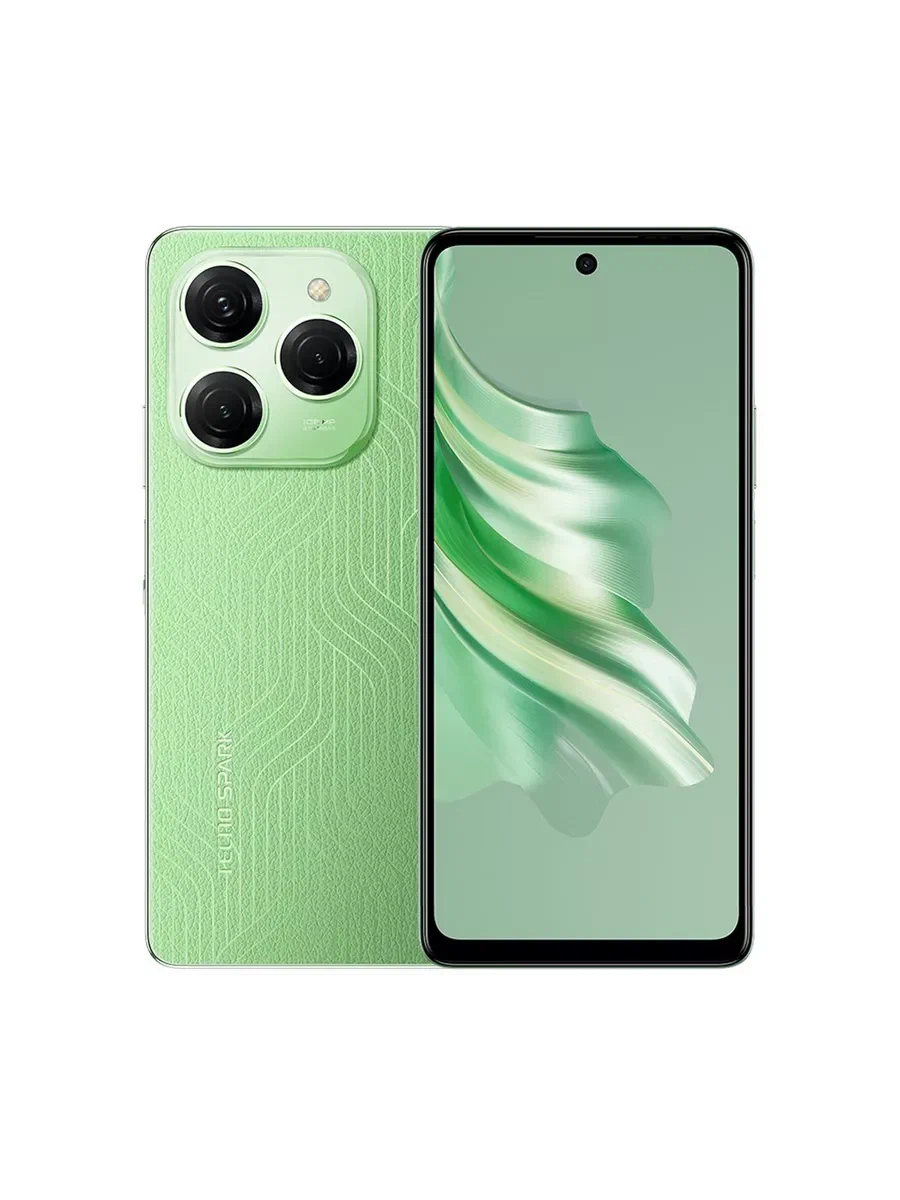 Мобильный телефон TECNO SPARK 20 Pro (KJ6) 256+8 GB Magic Skin Green -  купить в Forcecom.kz