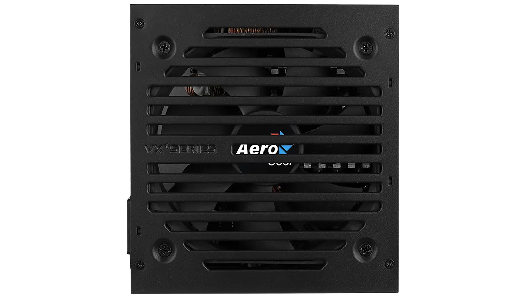 Блок питания AeroCool VX PLUS Stealth 600 (ACPN-VS60NEY.12) [600 Вт, 80 PLUS нет, 4x SATA, 2x 6+2 pin PCIe, 1x 4+4 pin CPU, ATX]