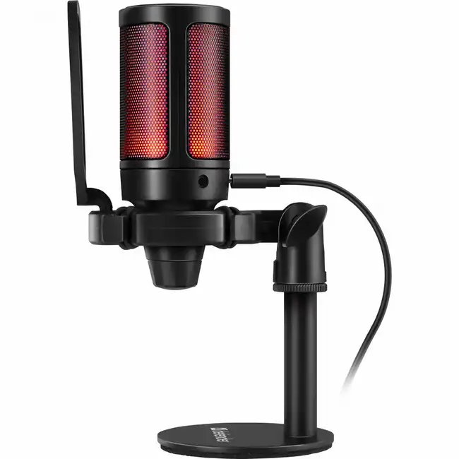 Игровой стрим микрофон Defender Impulse GMC 600 (64660) USB черный