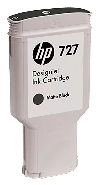 Картридж HP 727 (C1Q12A), 300 мл, черный матовый