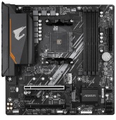 Материнская плата Gigabyte B550M AORUS ELITE, [AM4, AMD B550, 4xDDR 4, 2xM.2, 2xPCI-E x16, Micro-ATX]
