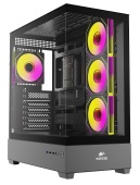 Корпус Wintek Tower 225-B TG [Midi Tower, 4x 120 мм ARGB, Черный]