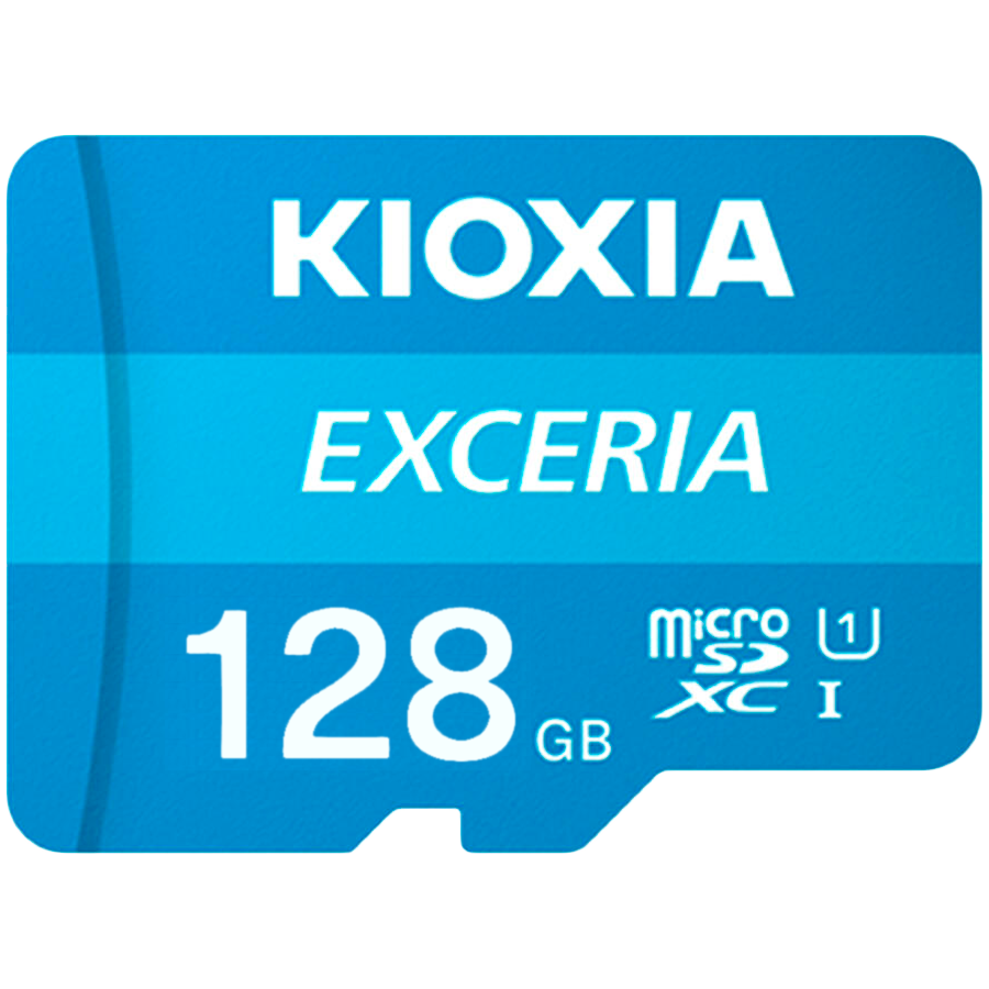 Карта памяти microSD KIOXIA Exceria (gen 2) 128GB UHS I U3 V30 с адаптером (LMEX2L128GG2)