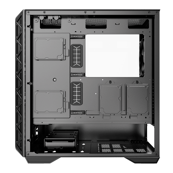 Корпус Montech AIR 903 BASE (B) [Midi Tower, 3 × 140 мм, Черный]