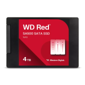 SSD-накопитель Western Digital Red SA500 NAS (WDS400T2R0A) [4 ТБ, 2.5", SATA III, 560/530 МБ/с, 3D V-NAND]