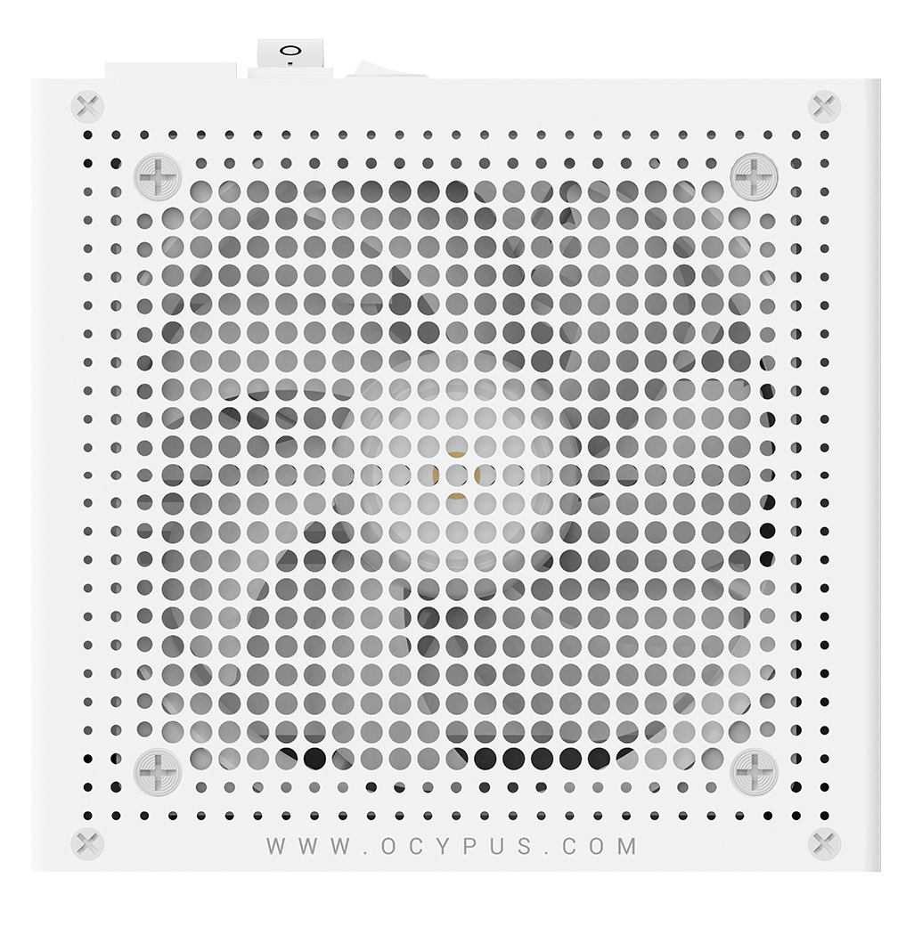 Блок питания Ocypus Delta P750 WH 750W (Delta-P750-B1FDWH025X-EU) [750 Вт, 80 PLUS Bronze, 8x SATA, 1 x 16 pin (12VHPWR), 3 x 6+2 pin PCIe, 2x 4+4 pin CPU, ATX]