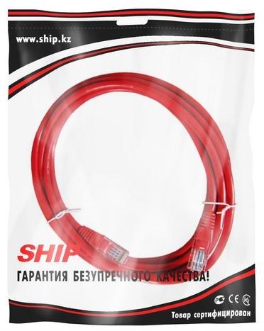 Патч Корд SHIP S3025RD0300-P Cat.5e/ UTP/ LSZH/ RJ-45/ 3 м - купить в интернет-магазине Forcecom.kz Патч Корд SHIP S3025RD0300-P Cat.5e/ UTP/ LSZH/ RJ-45/ 3 м