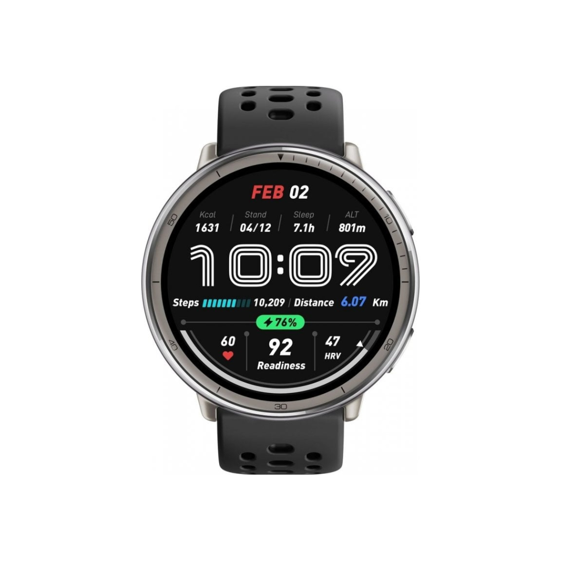 Смарт часы Amazfit Active 2 Round A2437 Black Sport Silicone