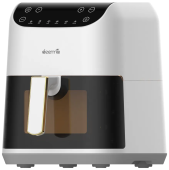 Фритюрница Deerma air fryer DEM-KZ130W Черный / белый