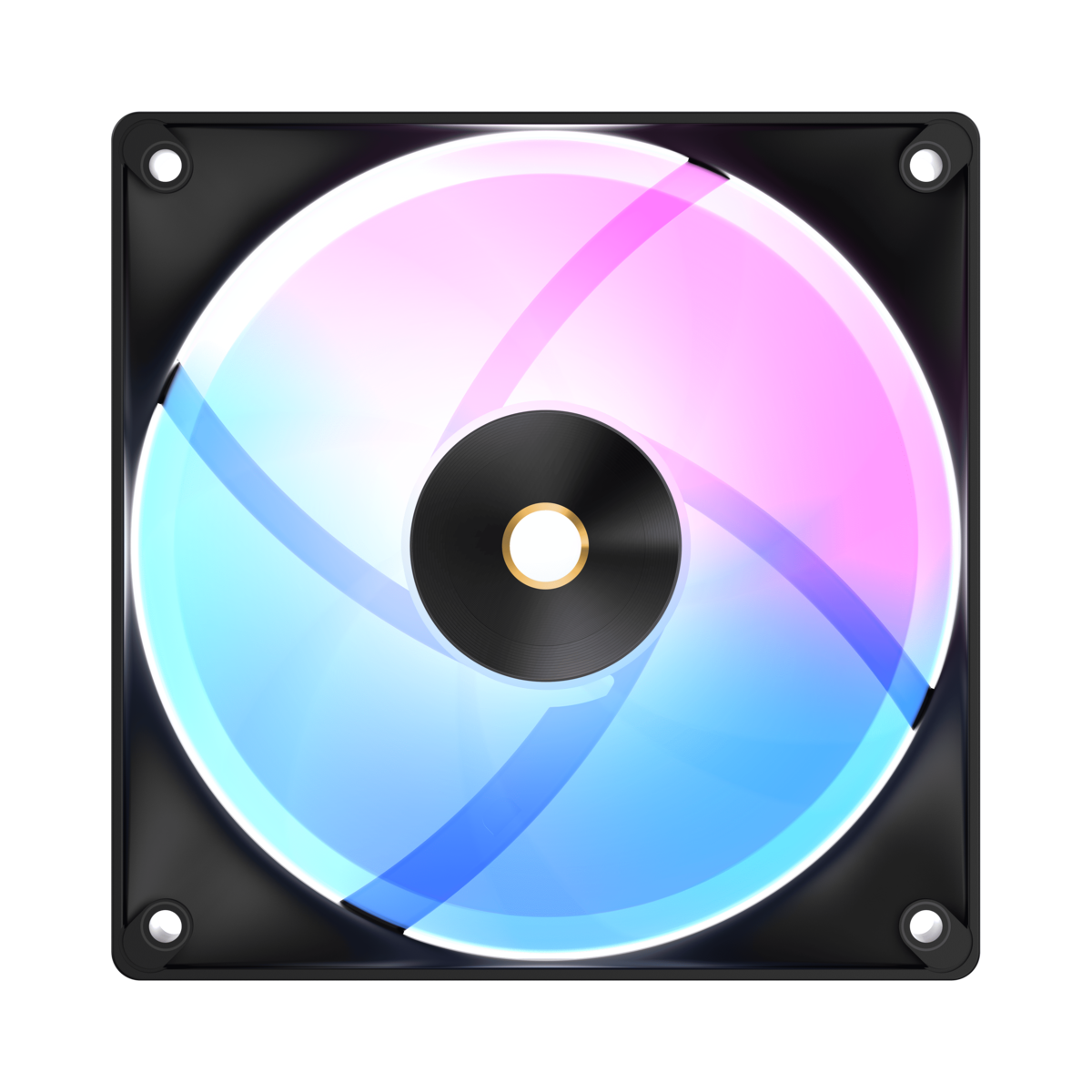 Комплект вентиляторов для корпуса Ocypus Delta F12 BK ARGB 3-IN-1 3x [120 x 120 мм, 2000 об/мин, 73 CFM, 29 дБ, PWM]