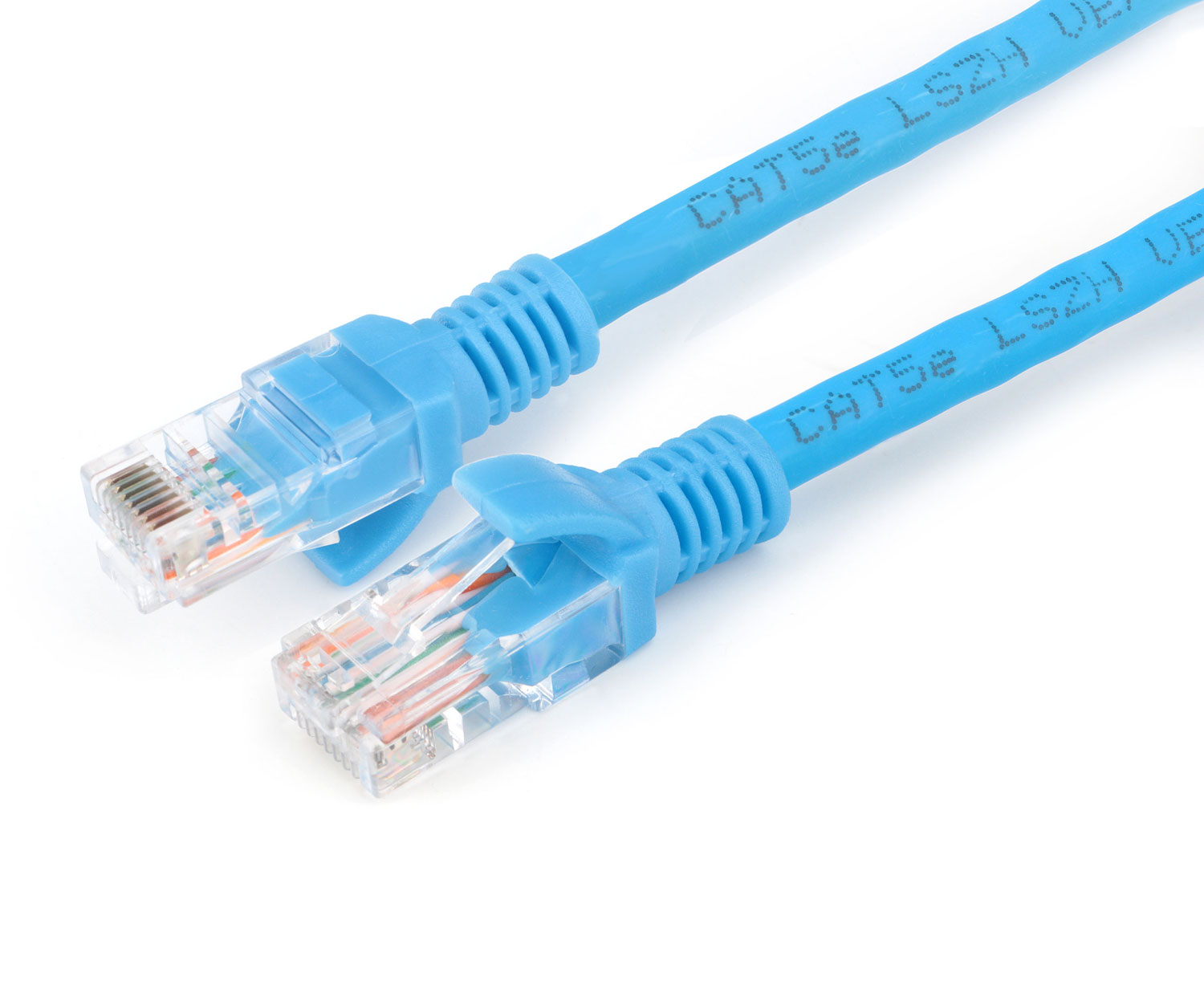 Патч-корд LSZH UTP Cablexpert PP30-2M/B, кат. 5e, 2м, синий