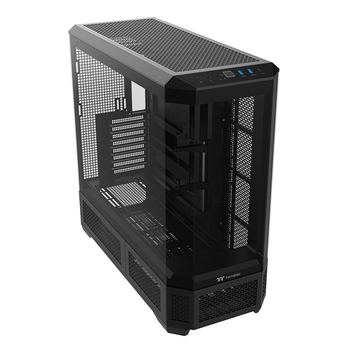 Корпус Thermaltake View 600 TG Black (CA-11H-00F1WN-00) [Full Tower, Без вентиляторов, черный]