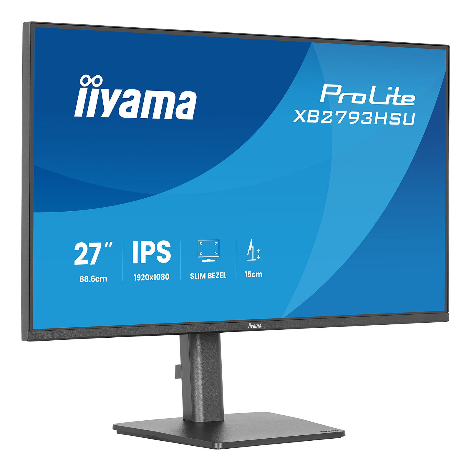 Монитор Iiyama XB2793HSU-B1 [27", IPS, 1920x1080, 120 Гц, 4 мс, HDMI, DisplayPort]