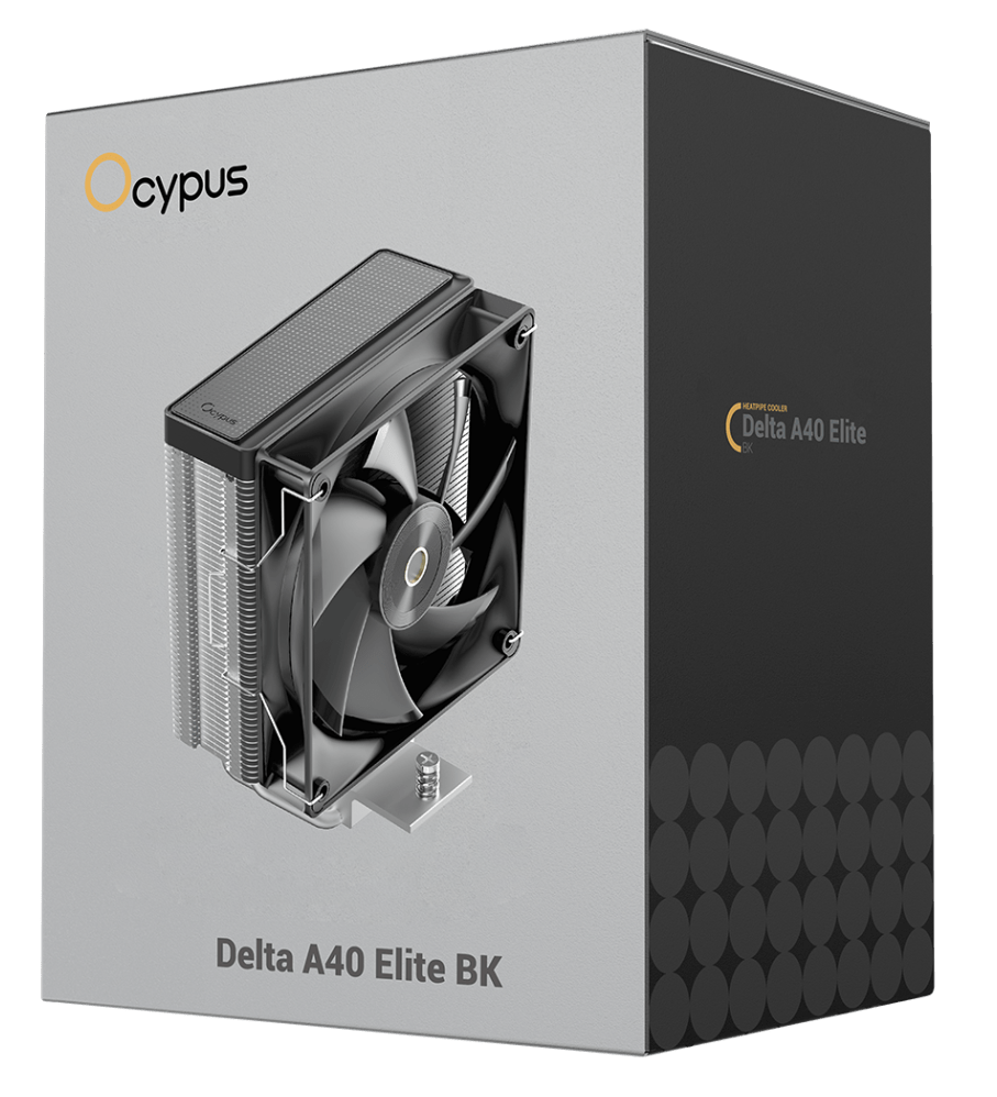 Вентилятор для процессора Ocypus Delta A40 Elite BK TDP 220W 4-pin Intel/AMD Черный