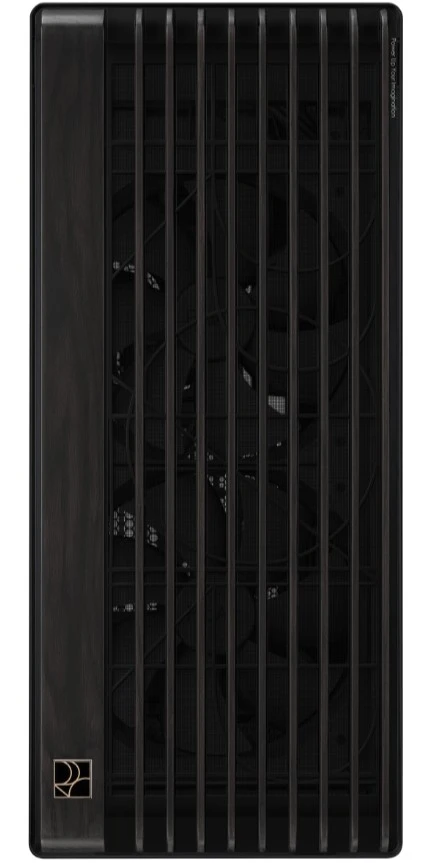 Корпус Asus PROART PA602 WOOD METAL (90DC00J0-B09010) [Midi Tower, 1 x 140 мм, 2 x 200 мм, черный]