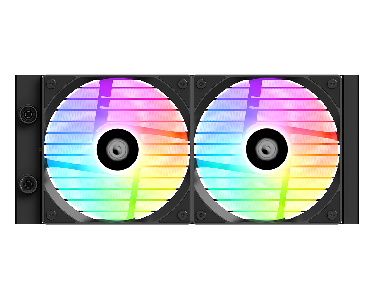 Система охлаждения ID-COOLING FX240 LCD [120 × 120 × 25 мм, 2000 об/мин, 27.2 дБ, 4 pin]