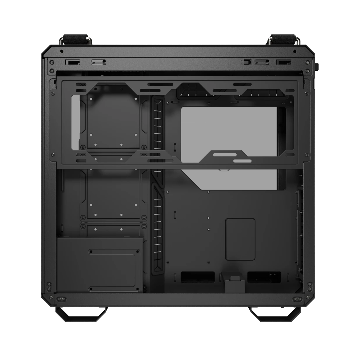 Корпус Asus TUF GAMING GT502 HORIZON TG ARGB BLACK [Midi Tower, черный]