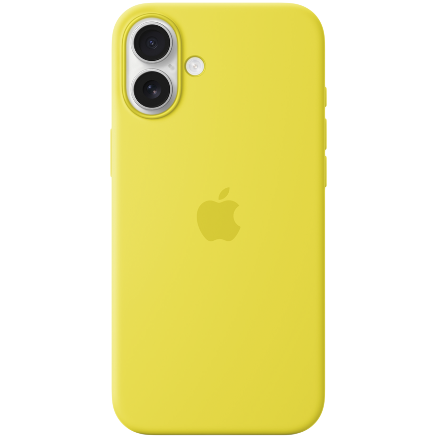 iPhone 16 Plus Silicone Case with MagSafe - Star Fruit,Model A3314