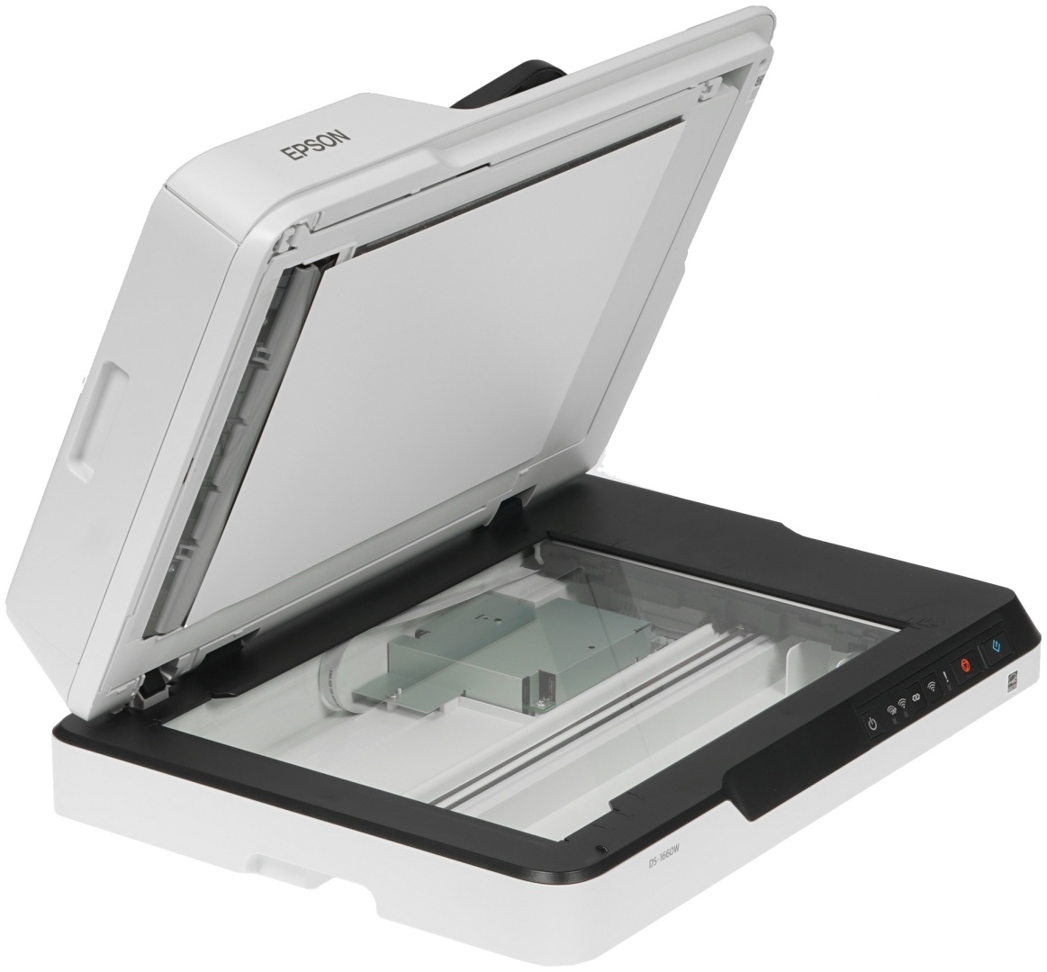 Сканер планшетный Epson WorkForce DS-1660W, А4,  25 стр./мин / 10 изобр./мин, CIS, USB, WIFI