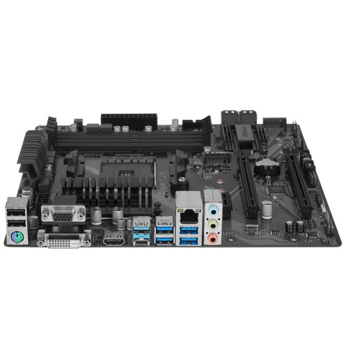Материнская плата ASRock B450M PRO4 R2.0, AM4, AMD B450, 4xDDR 4, 2xM.2, 2xPCI-E x16, Micro-ATX