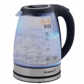 Электрический чайник Scarlett SC-EK27G36 (стекло) черный - купить по цене 9 340 тг. в интернет-магазине Forcecom.kz