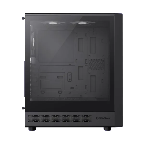 Корпус GameMax Storm 2 AB Black (1115-3803R0006) [Midi Tower, 3 x 120 мм, черный]