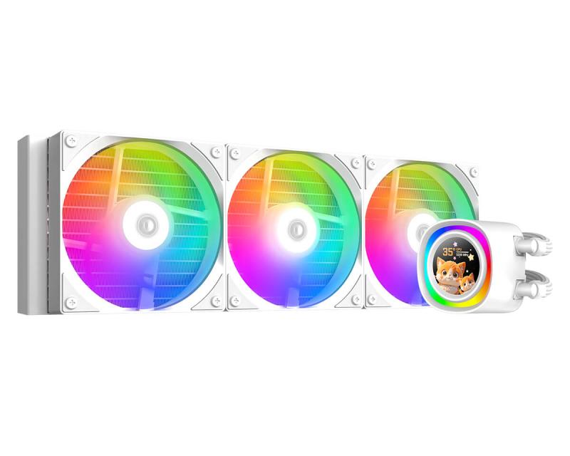 Система охлаждения ID-COOLING FX360 LCD WHITE  [120 × 120 мм, 2450 об/мин, 34.3 дБ, 4 pin]