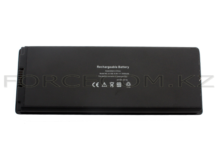 Аккумулятор для ноутбука Apple A1185/ 10,8 В/ 5400 мАч, черный - купить по цене 7 920 тг. в интернет-магазине Forcecom.kz