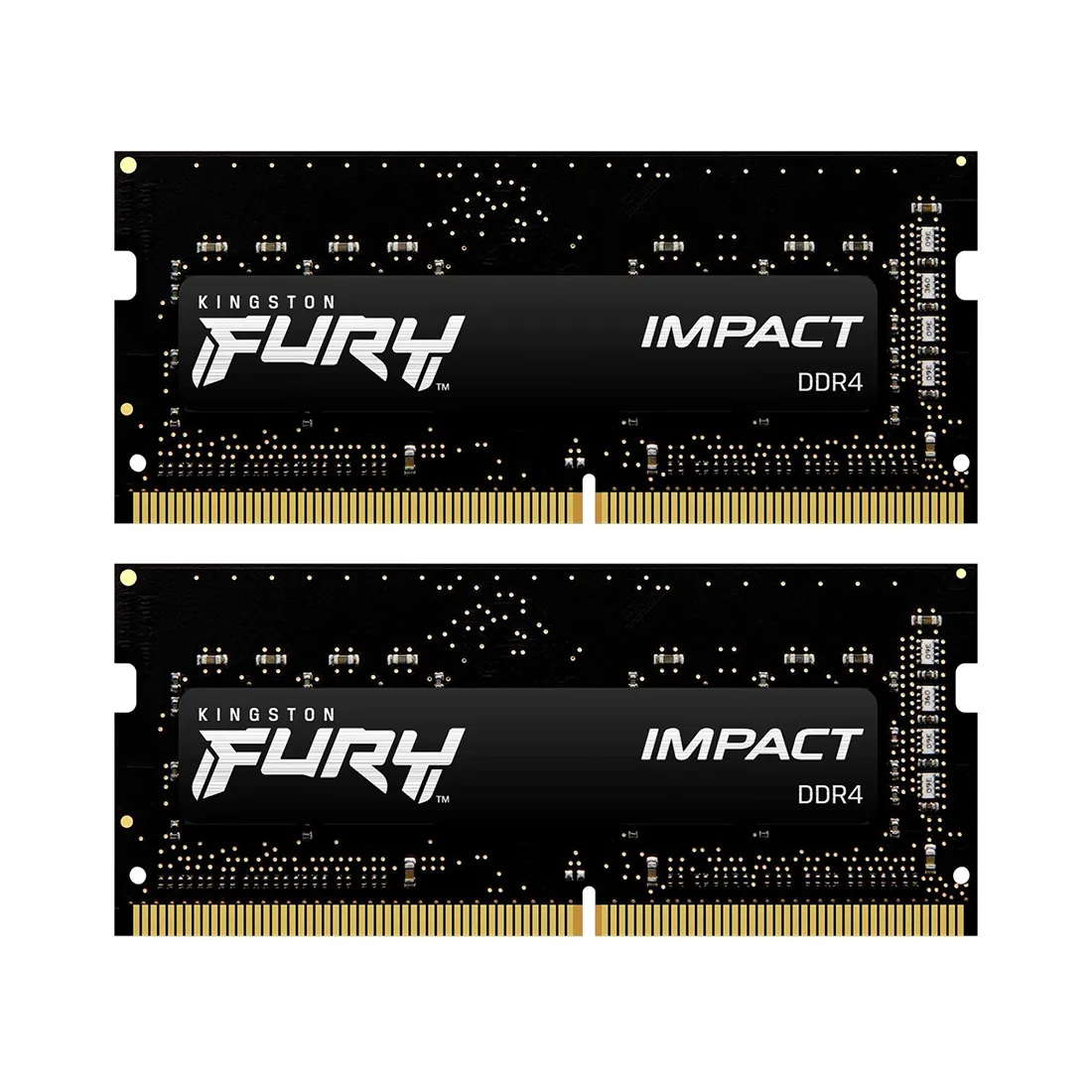 Комплект оперативной памяти для ноутбука Kingston Fury Impact (KF432S20IBK2/16) [16 ГБ, DDR 4, 3200 МГц, 1.2 В, KIT]