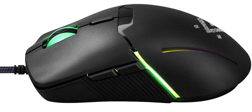 Мышь Defender Longshot GM-533 [проводная, светодиодная, 3600 DPI, подсветка, черная]