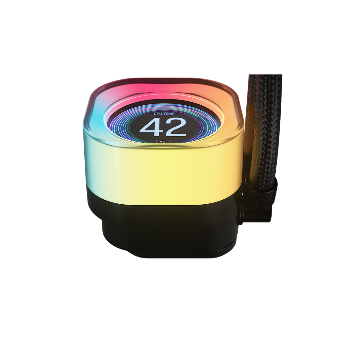 Система охлаждения Corsair iCUE LINK TITAN 240 RX LCD AIO (CW-9061022-WW) [120 x 120 x 25 мм, 2100 об/мин, 36 дБ, 4 pin]