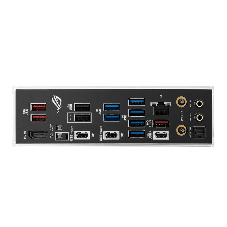 Материнская плата Asus ROG STRIX X870E-H GAMING WIFI7 (X870E-H GAMING WIFI7) [AM5, AMD X870E, 4xDDR 5, 4xM.2, 2xPCI-E x16, Standard-ATX]