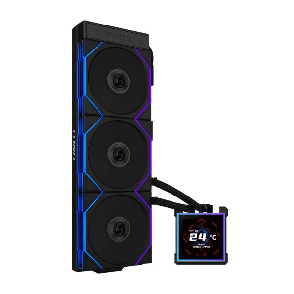 Система охлаждения Lian Li HydroShift II LCD-S 360TL (G89.GHS2LCDS36TFB.00) [120 x 120 мм, 2600 об/мин, 33 дБА, 4 pin]