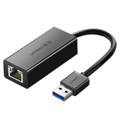 Конвертер сигнала UGREEN CR111 USB 3.0 Gigabit Ethernet Adapter (Black)