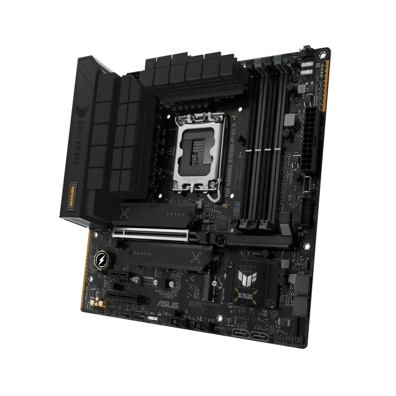 Материнская плата Asus TUF GAMING B760M-PLUS II [LGA 1700, Intel B760, 4xDDR 5, 3xM.2, 1xPCI-E x16, Micro-ATX]