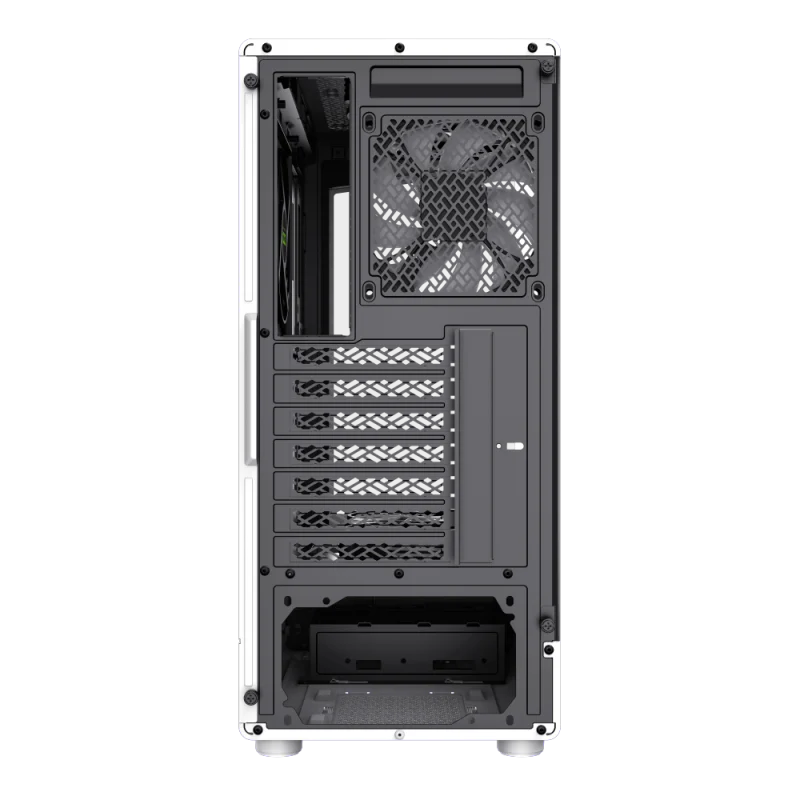 Корпус GameMax Vista COC AW White [Midi Tower, 6 x 120мм ARGB, белый]