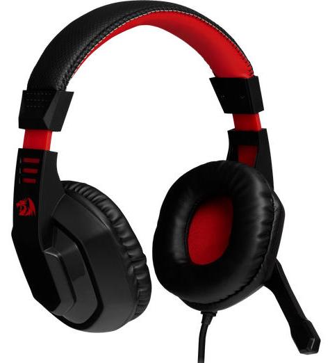 Наушники-гарнитура игровые Redragon Ares, красный+черный - купить в интернет-магазине Forcecom.kz Наушники-гарнитура игровые Redragon Ares, красный+черный