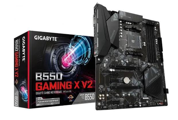 Материнская плата Gigabyte B550 GAMING X V2 (B550 GAMING X V2 1.3) [AM4, AMD B550, 4xDDR 4, 2xM.2, 2xPCI-E x16, Standard-ATX]